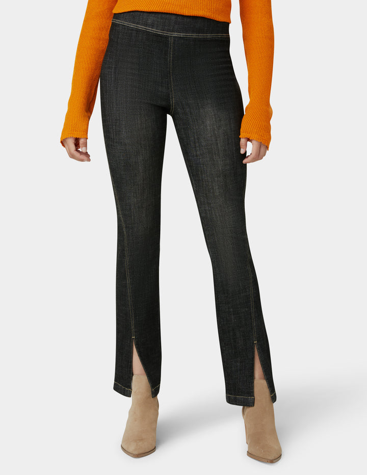 Crosshatch Denim Bootcut