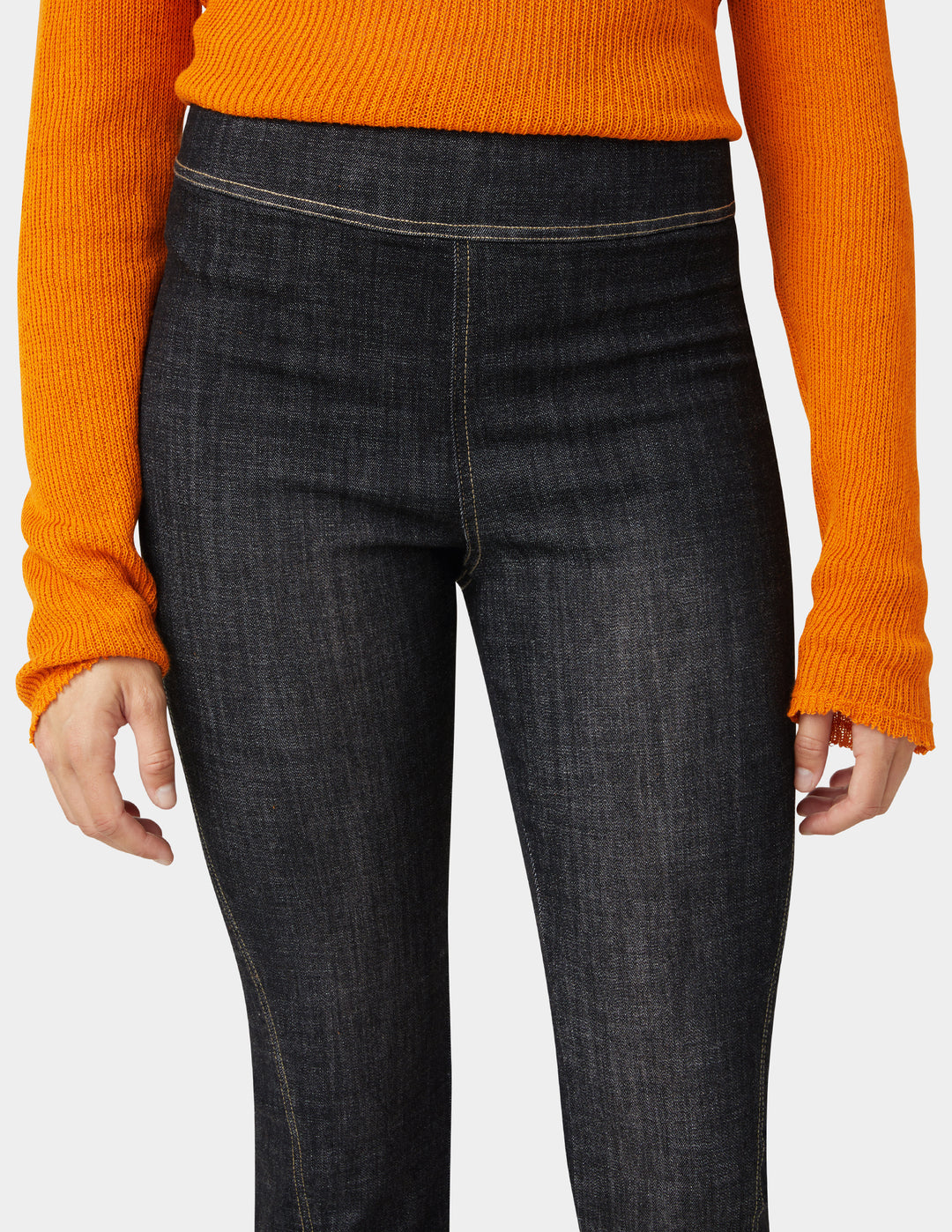 Crosshatch Denim Bootcut