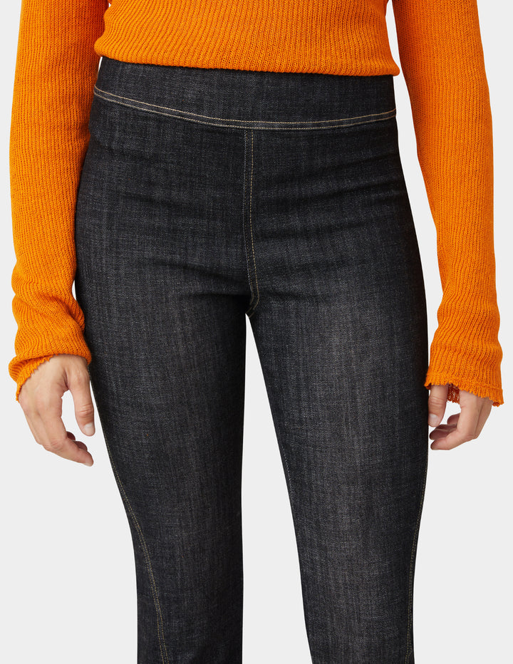 Crosshatch Denim Bootcut