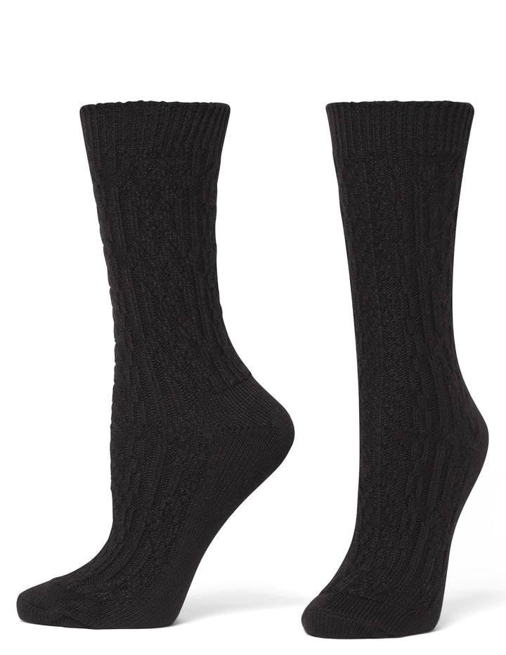 Cable Crew Sock 2 Pair Pack