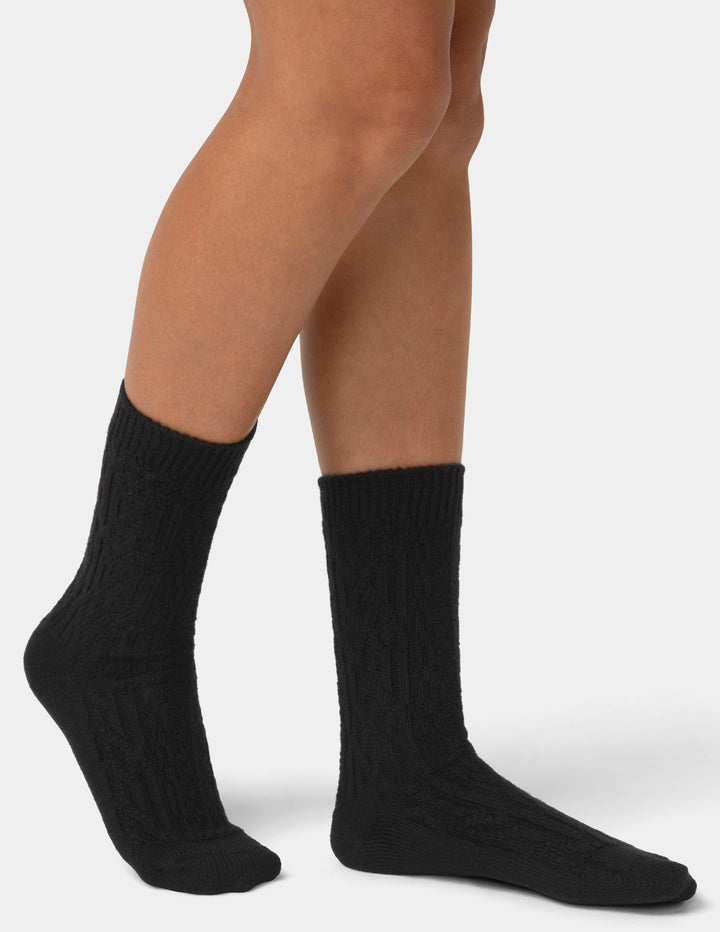 Cable Crew Sock 2 Pair Pack