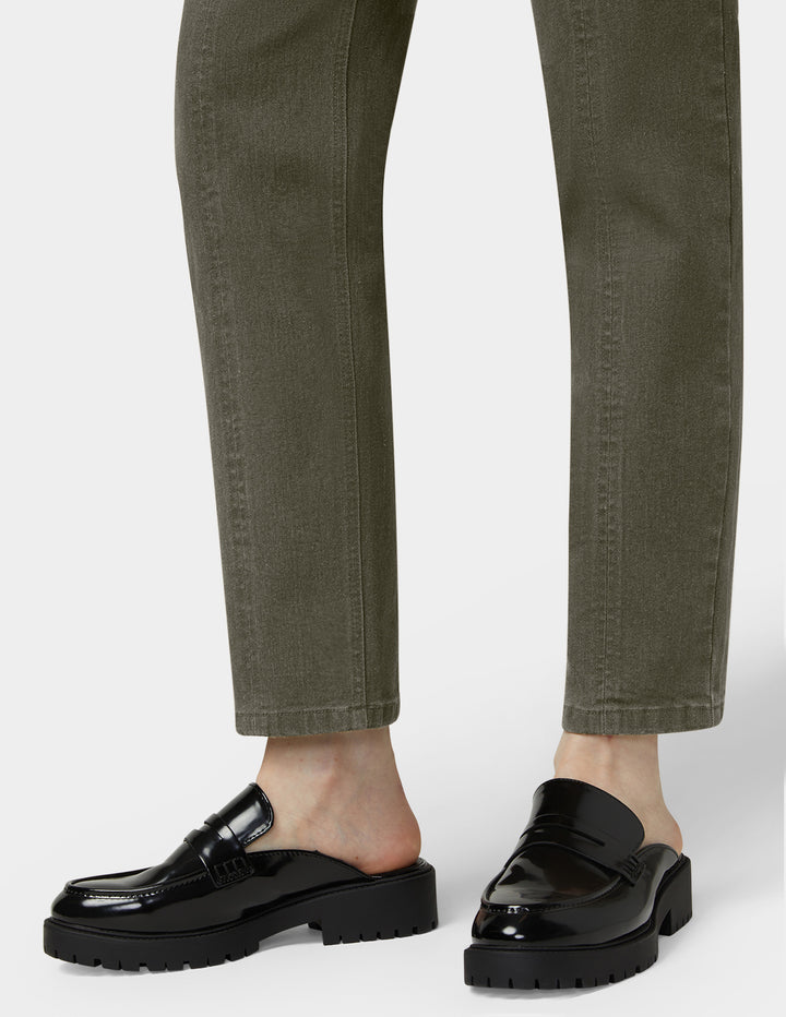 Denim Straight Leg Pant