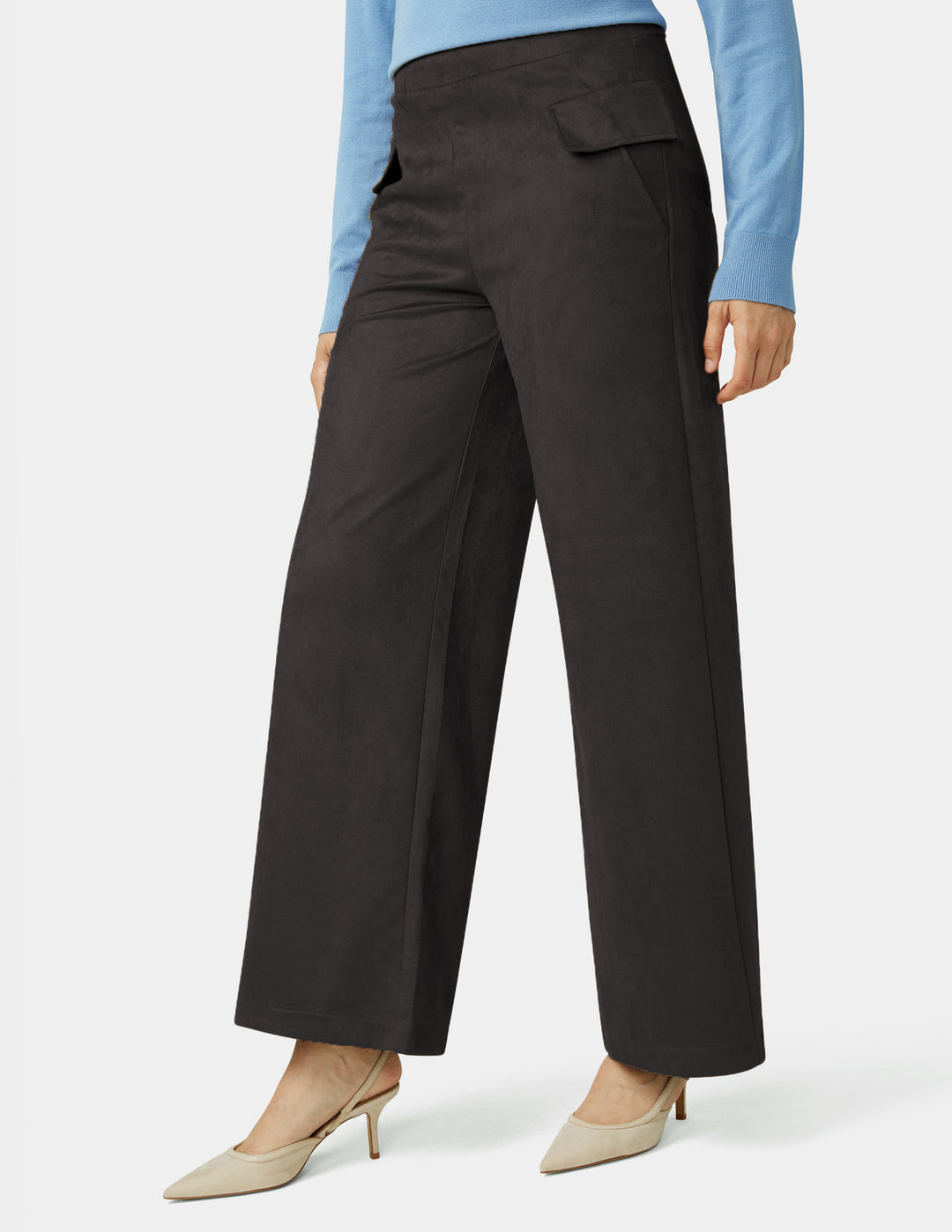 Suede Wide Leg Pant HUE Suede Wide Leg Pant HUE