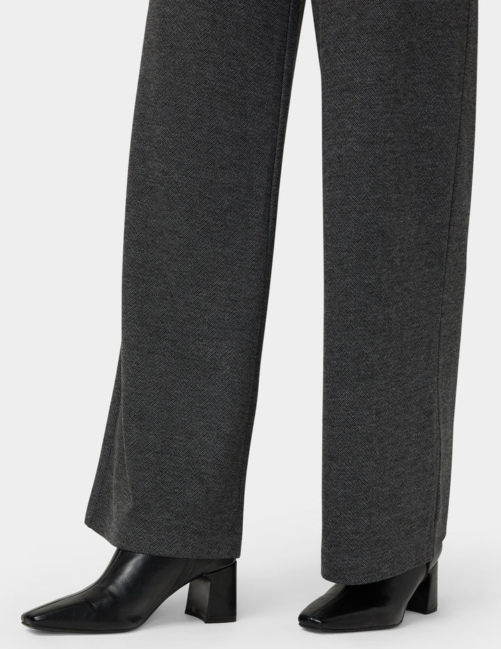 Herringbone Wide Leg Pant