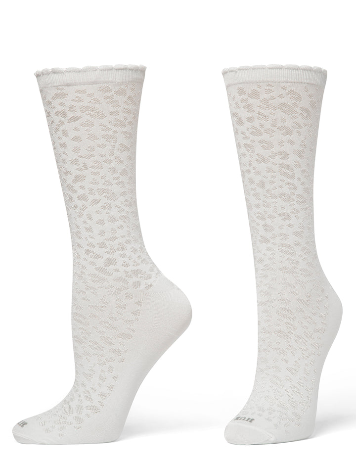 Textured Animal Crew Sock