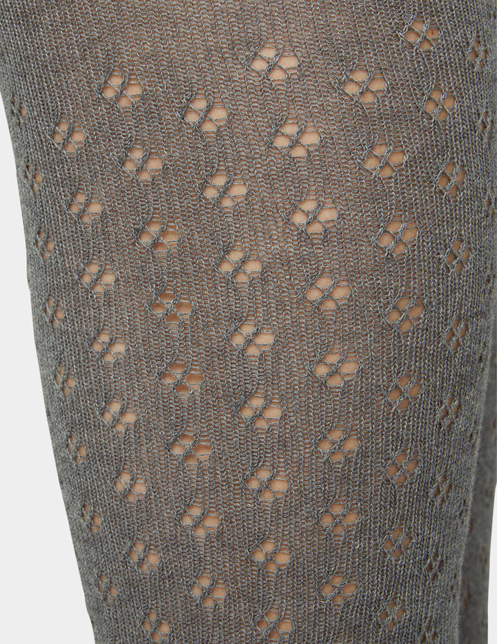 Pointelle Diamond Sweater tight detail shot