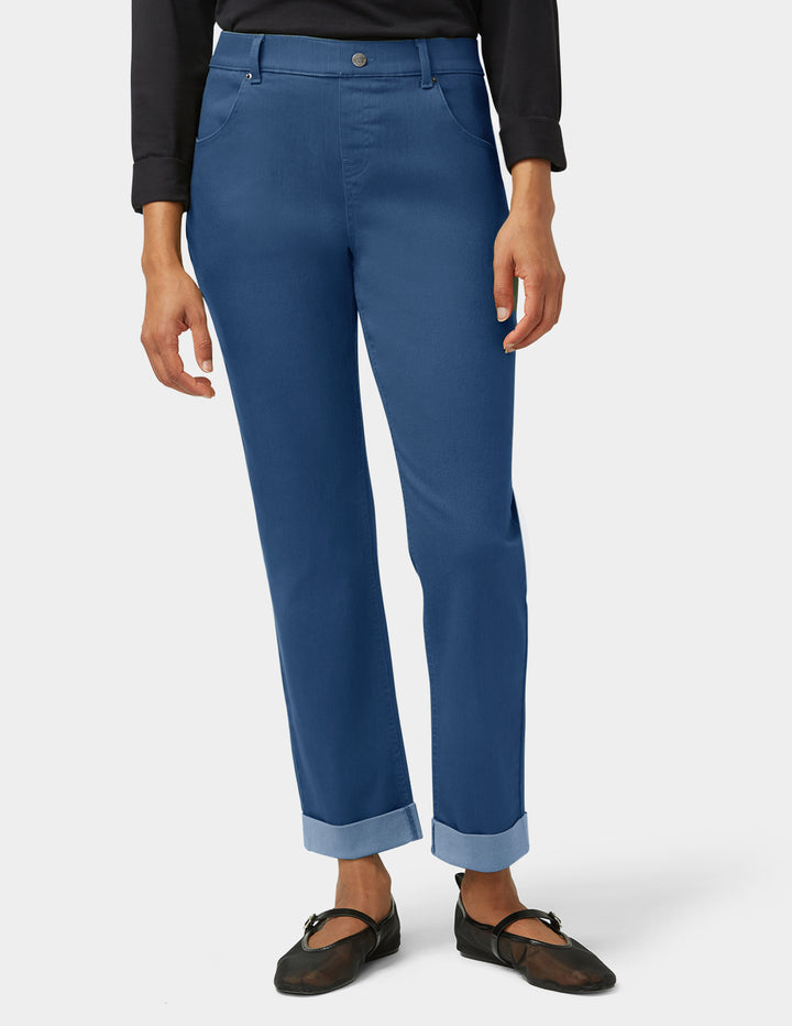 Girlfriend Mid-Rise Denim Pant