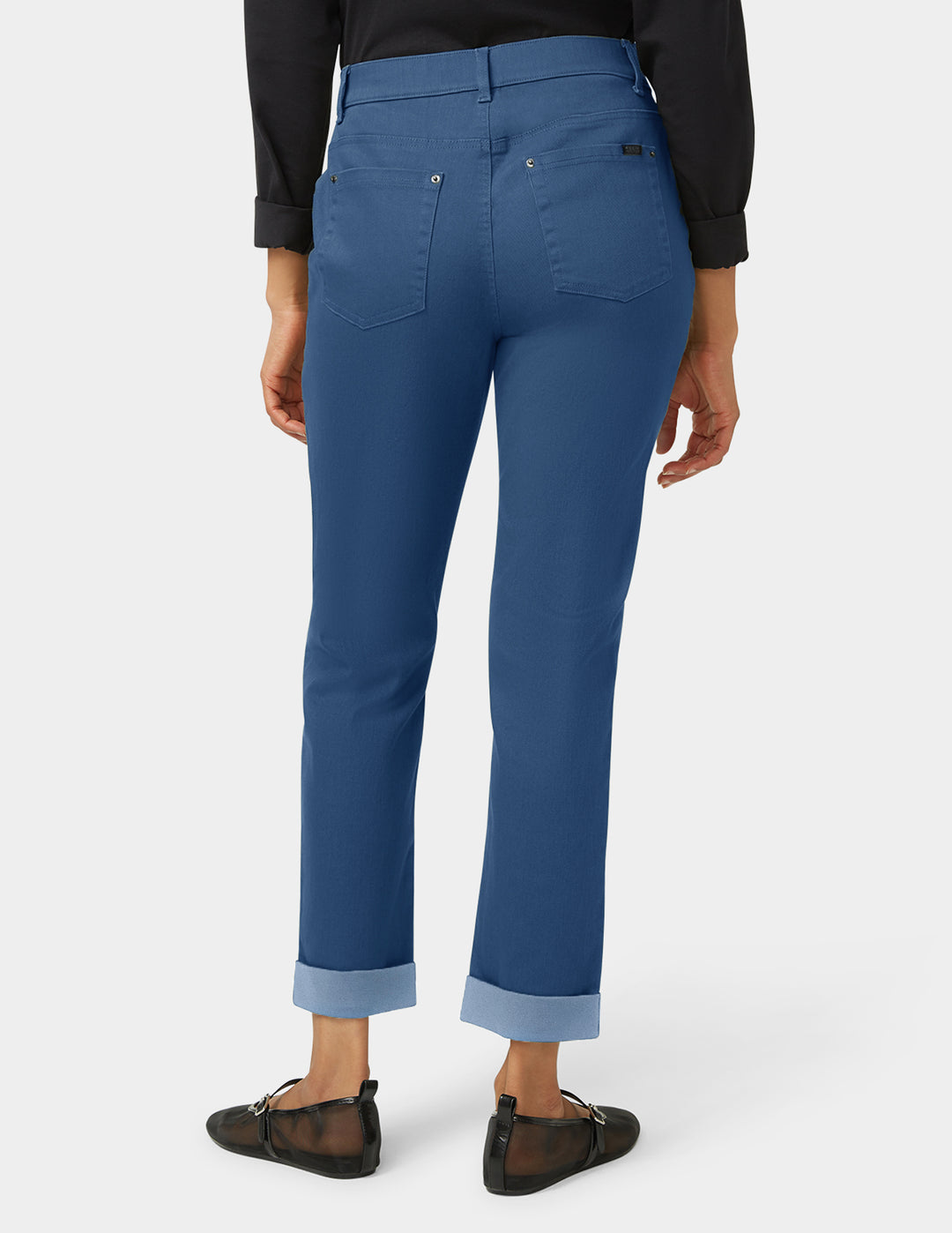 Girlfriend Mid-Rise Denim Pant