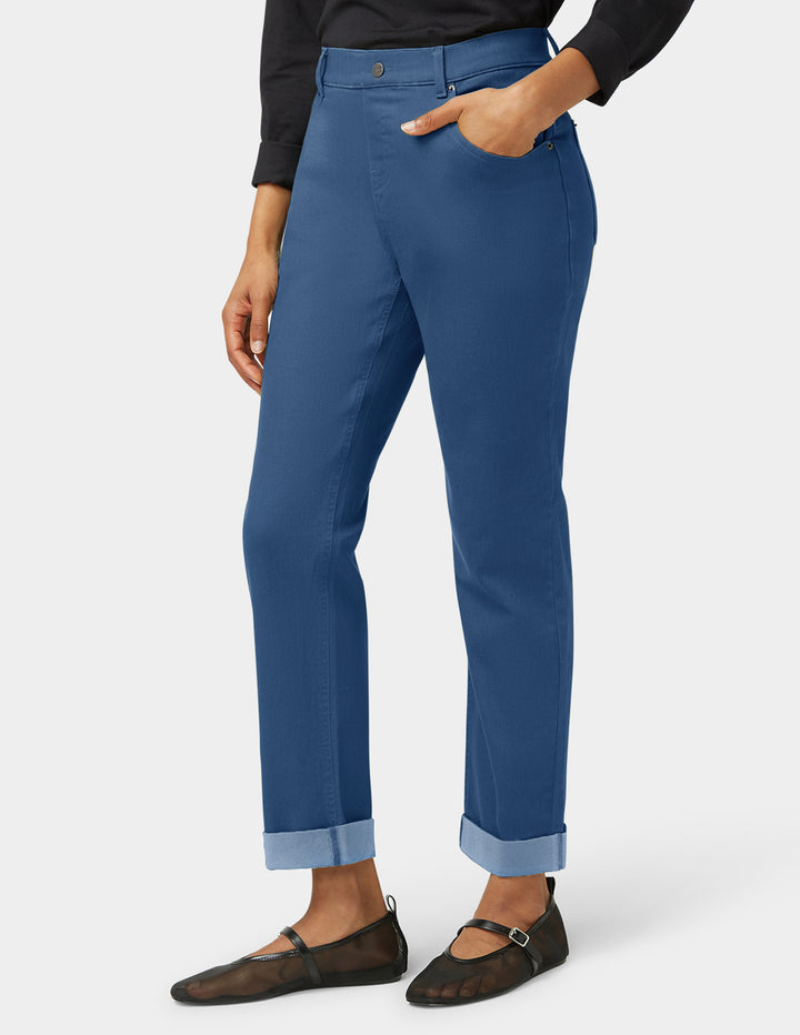 Girlfriend Mid-Rise Denim Pant