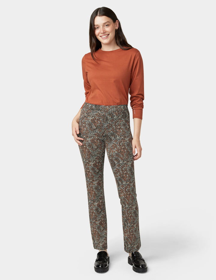 Leopard Denim Baby Bootcut