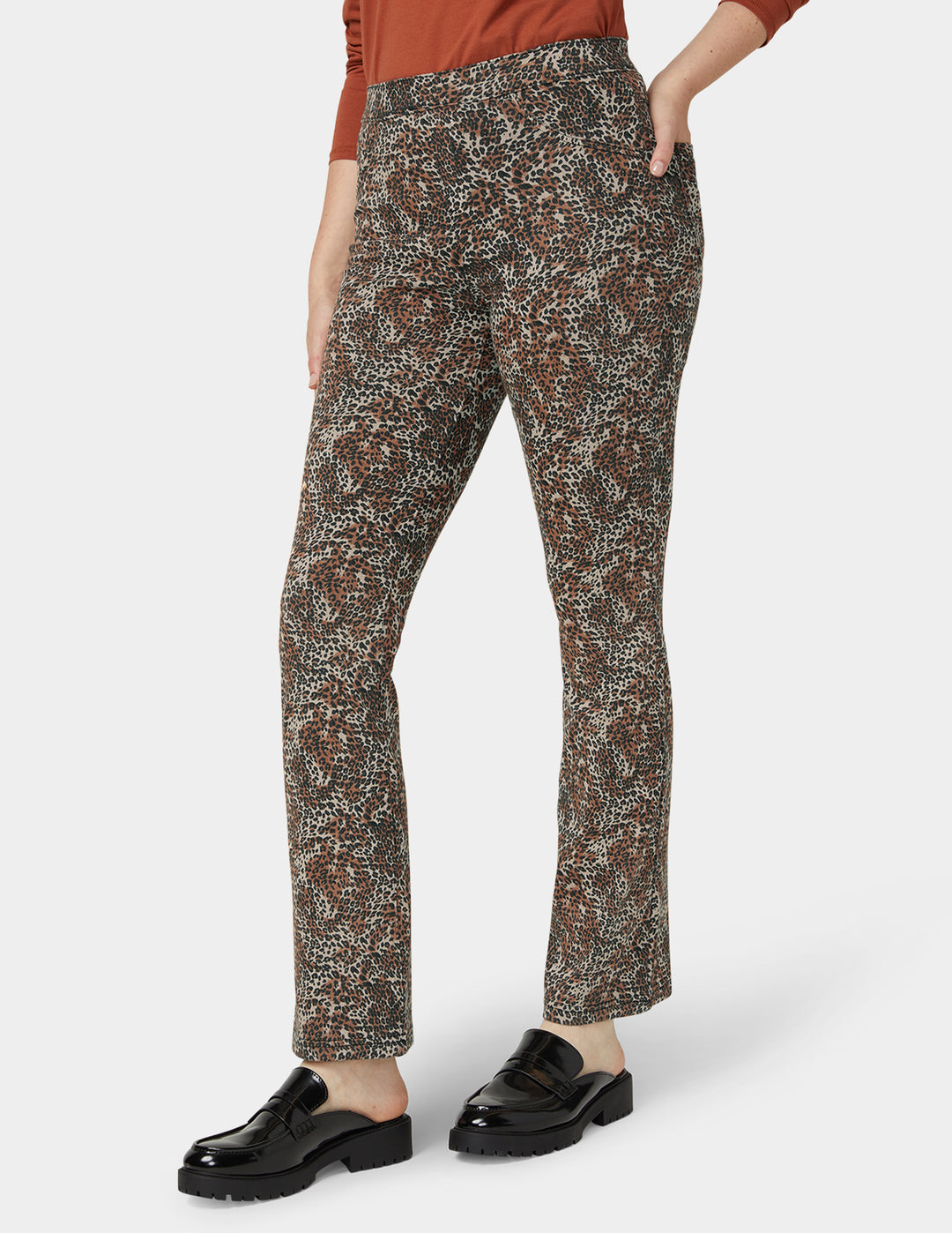 Leopard Denim Baby Bootcut