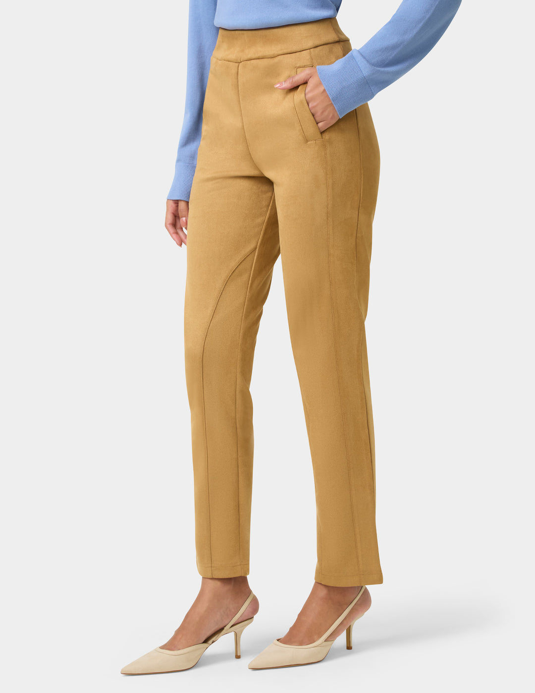 Ride or Die Suede Pull-On Pant