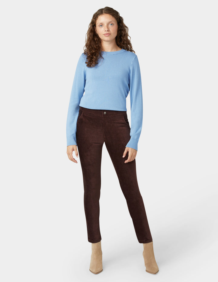 Plush Corduroy Tapered Pants