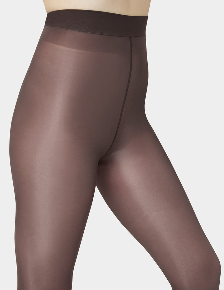 Brown tights on a white background