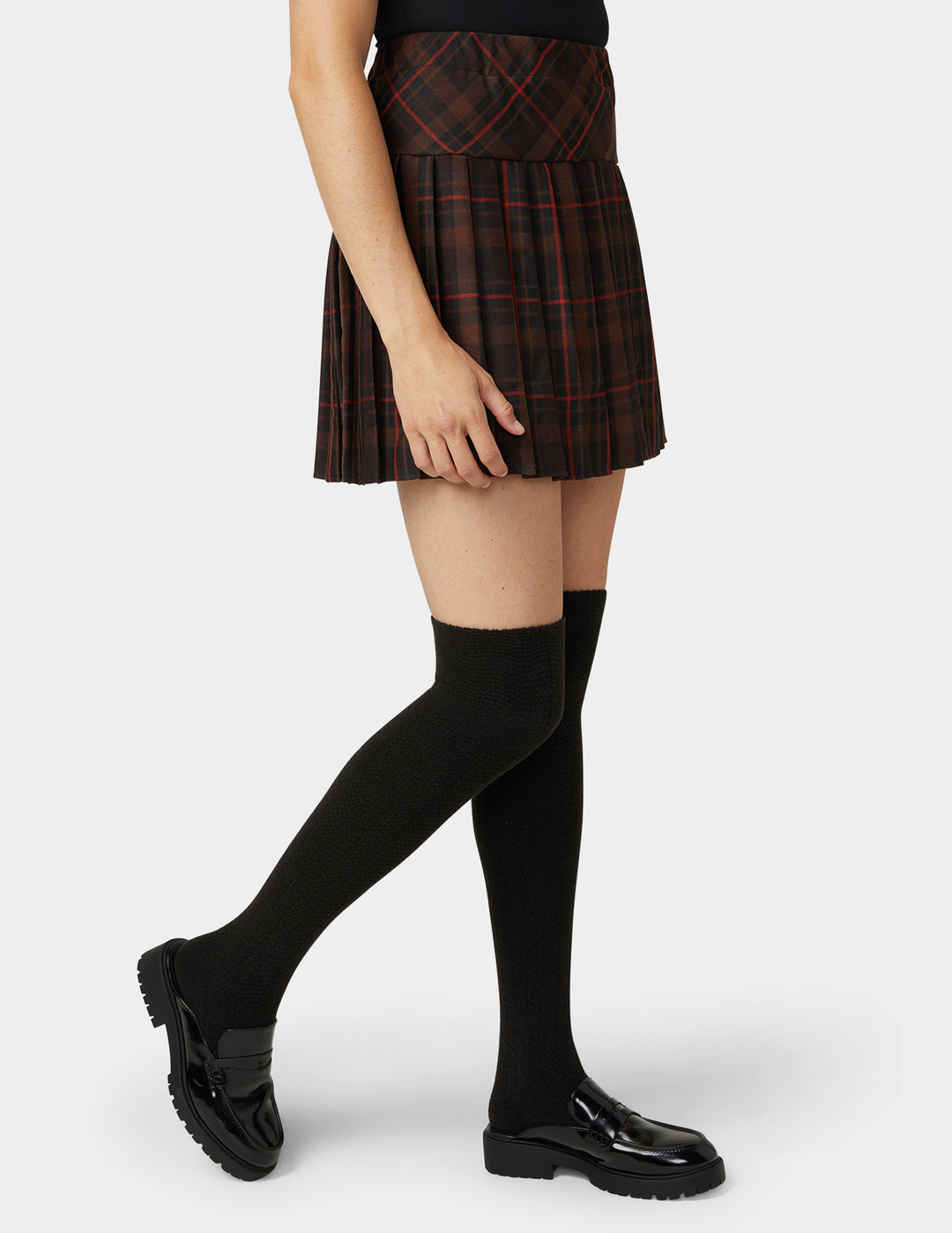 Tonal Houndstooth Knee High