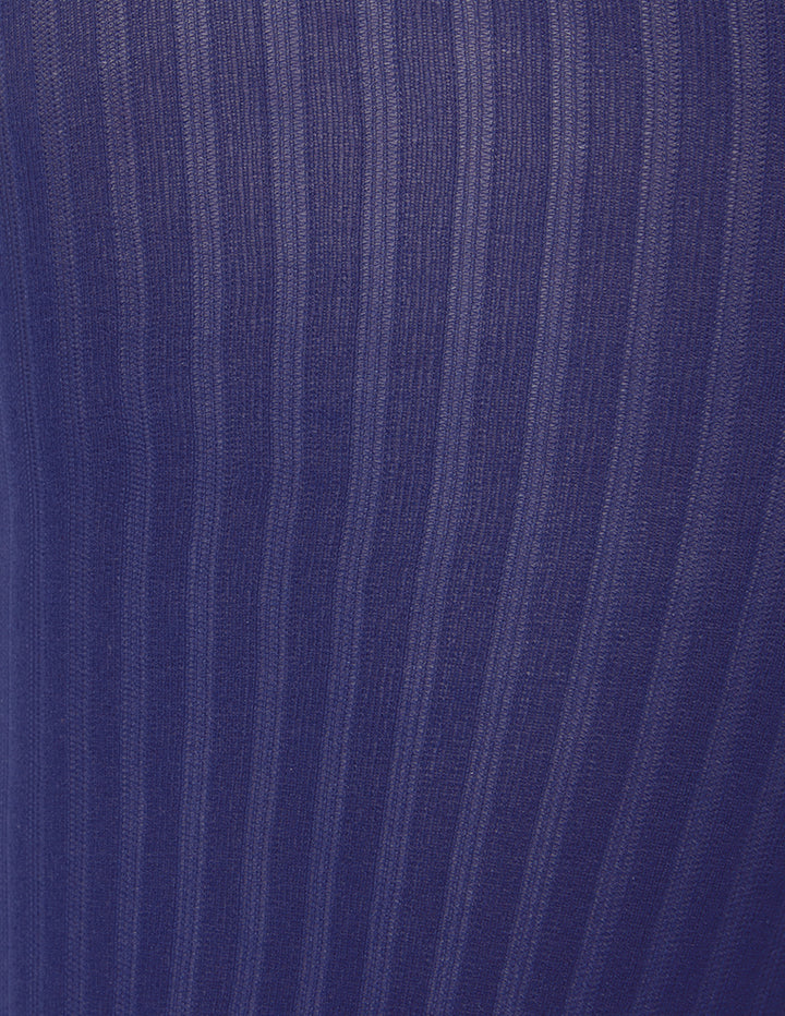 Opaque Sheer Rib Tight With Control Top