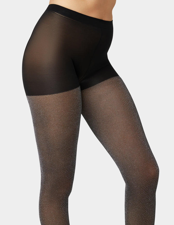 Shimmer Diamond Tight With Control Top