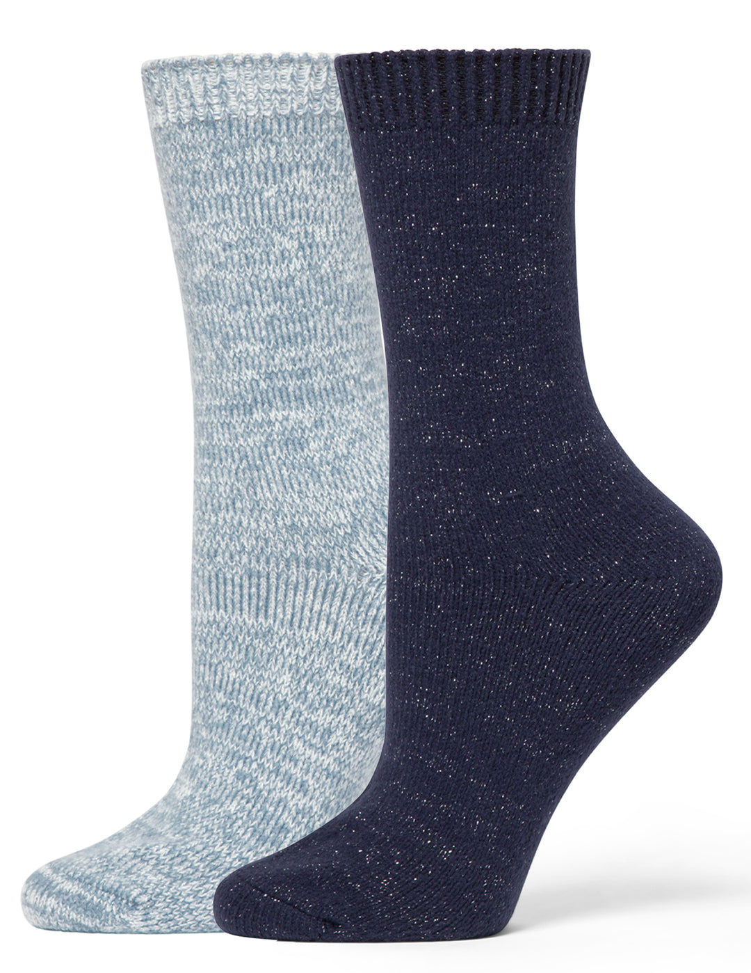 Sparkle Marled Crew Sock 2 Pair Pack
