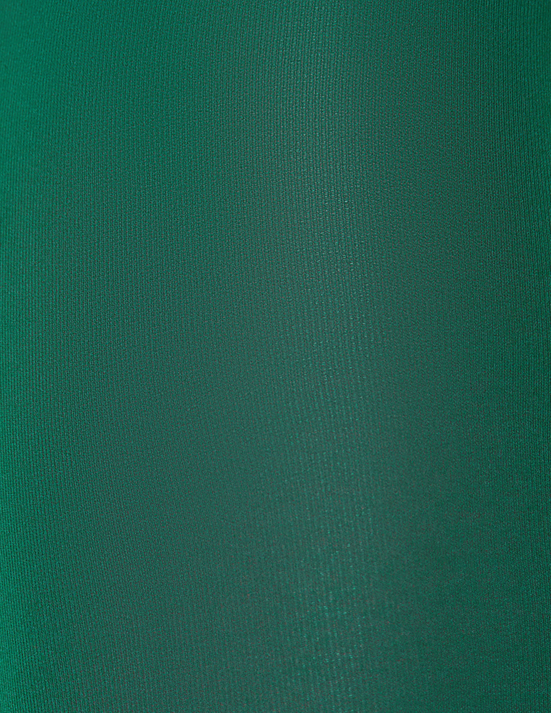 A close-up of a solid dark green textured fabric surface.