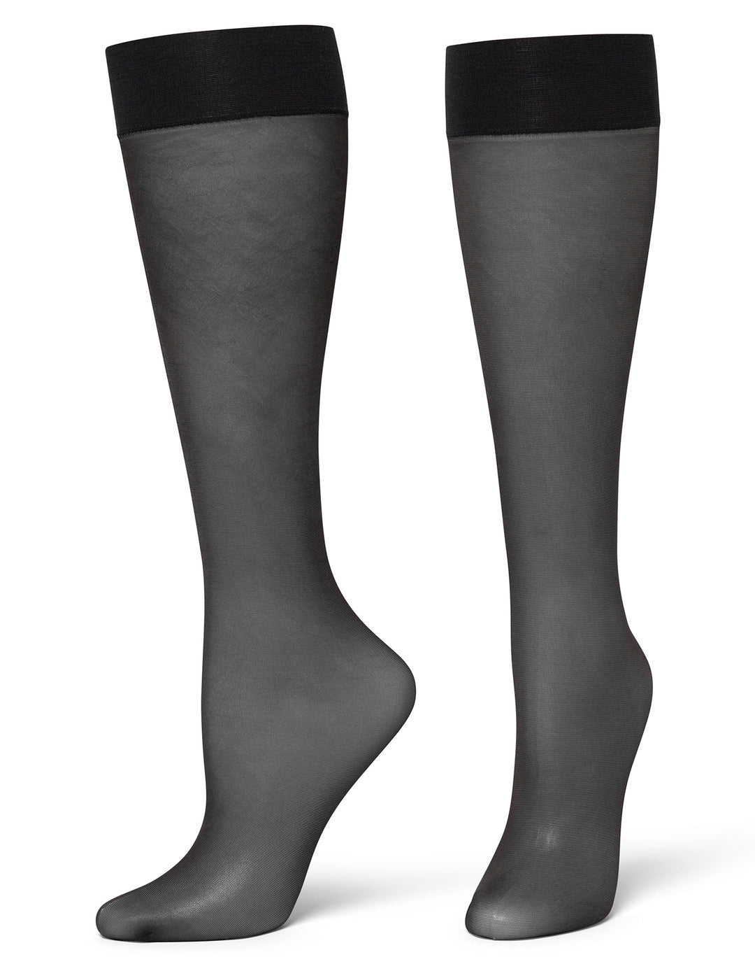 Sheer Knee High Socks 2 Pair Pack