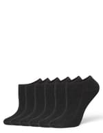 Cotton No Show Liner Socks 6 pack