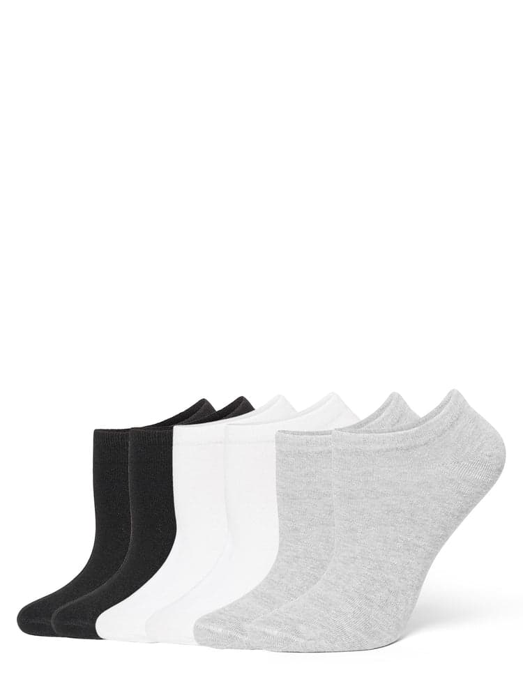 Cotton No Show Liner Socks 6 pack