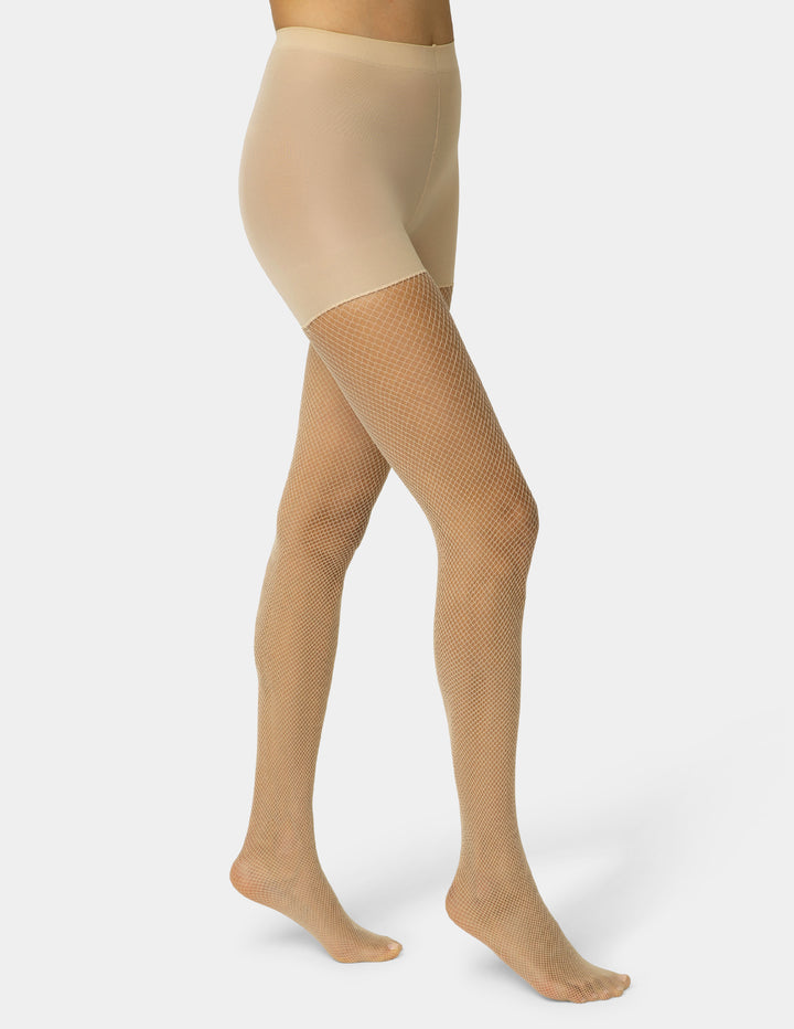 Fishnet Control Top Sheer Tights